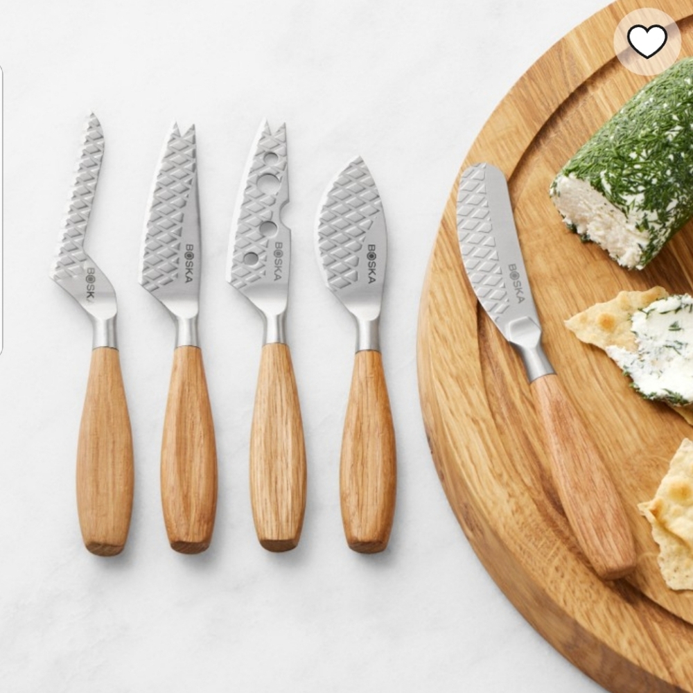 BOSKA OSLO 5-PIECE CHEESE KNIVES SET, RETAIL $89.95 - Picture 2 of 12